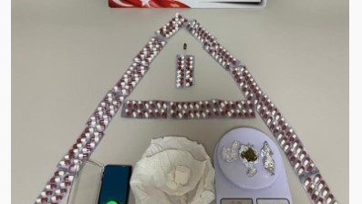 Uyuşturucuyu sakladığı yer pes dedirtti