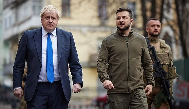 Boris Johnson’dan Zelenski’ye: Sen bir kahramansın