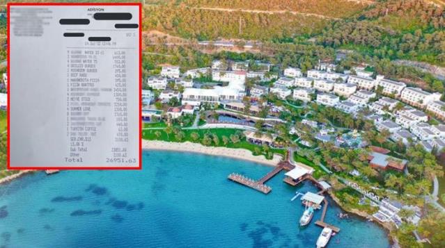 Bodrum’daki bir restoranda ödenen 27 bin liralık hesap gündem oldu