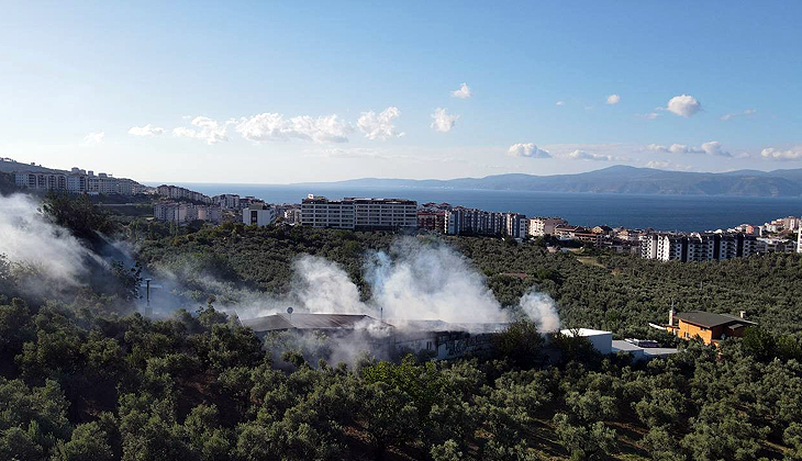 Bursa’da kaynak makinesinden sıçrayan kıvılcım çiftliği küle çevirdi