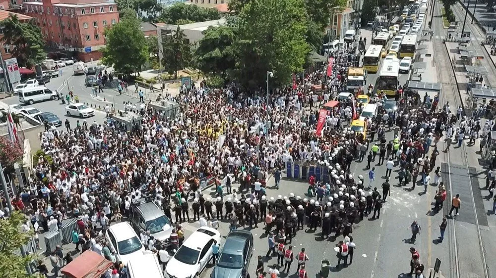 İstanbul’da Ekrem Karakaya cinayetine tepki eylemi