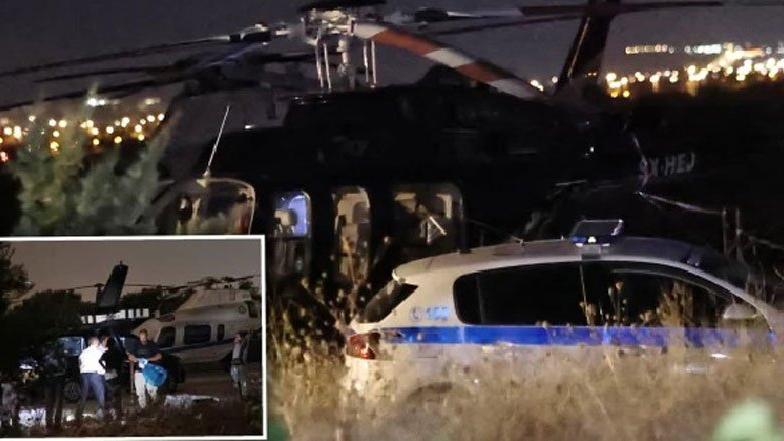 Selfie çekerken helikopter pervanesine sıkıştı