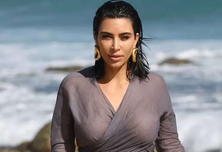 Kim Kardashian yine olay oldu!