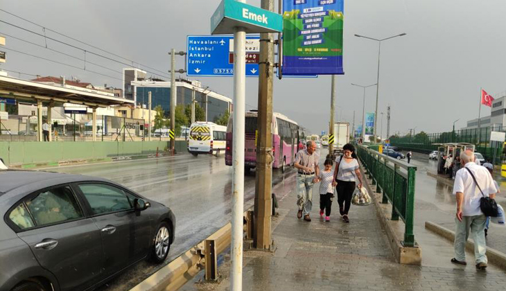 Bursa’da sağanak yağış