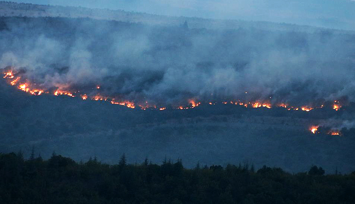 Bulgaristan’daki yangın Edirne’nin köylerine dayandı