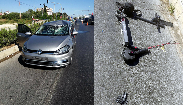 Alanya’da scooter kazası: 1 turist hayatını kaybetti