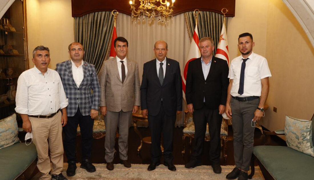 Başkan Dündar’dan KKTC Cumhurbaşkanı Tatar’a ziyaret