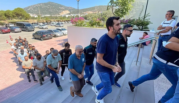 Bodrum açıklarındaki uyuşturucu operasyonunda 14 tutuklama