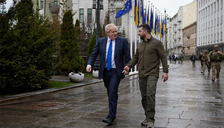 Boris Johnson’dan Kiev’e sürpriz ziyaret