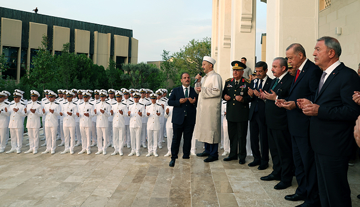 Erdoğan, Deniz Harp Okulu Camii’nin açılışını yaptı