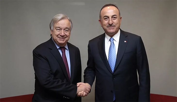 Bakan Çavuşoğlu, Guterres ile görüştü