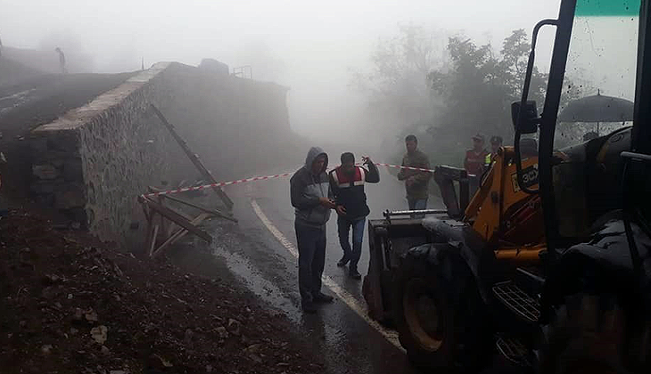 Hatay’da istinat duvarı çöktü; 1 ölü