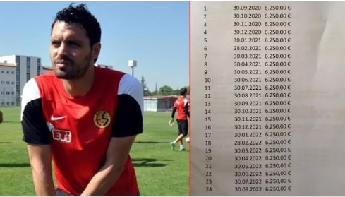 Eskişehirspor’da Sebastian Pinto’nun borcu ödendi