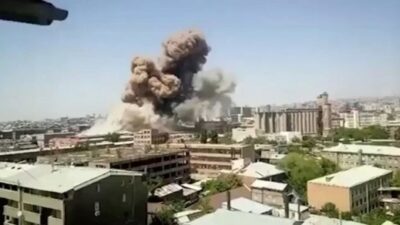 Ermenistan’ın başkentinde patlama