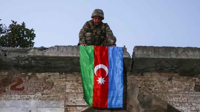 Ermeni silahlı gruplarının ateş açması sonucu 1 Azerbaycan askeri şehit oldu