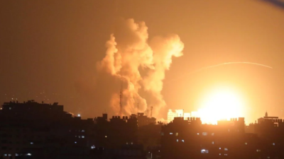 İsrail saldırılarının ardından Gazze’den roketler fırlatıldı