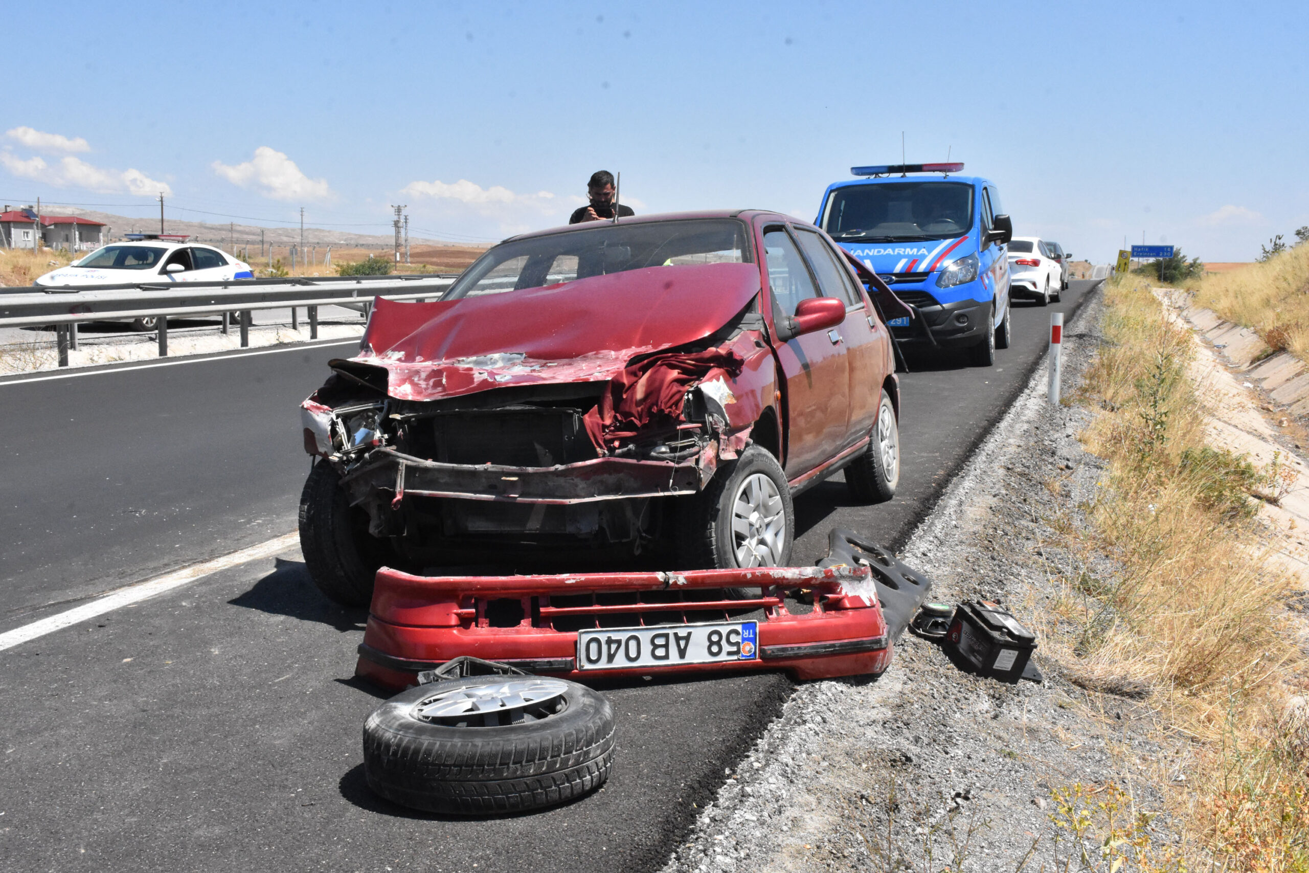 Sivas’ta feci kaza: 2’si ağır 5 yaralı