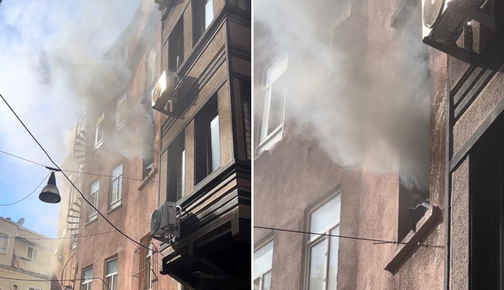 Beyoğlu’nda otelde yangın paniği