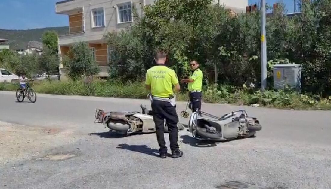 Bursa’da motosiklet kazası! 2 sürücü de yaralandı