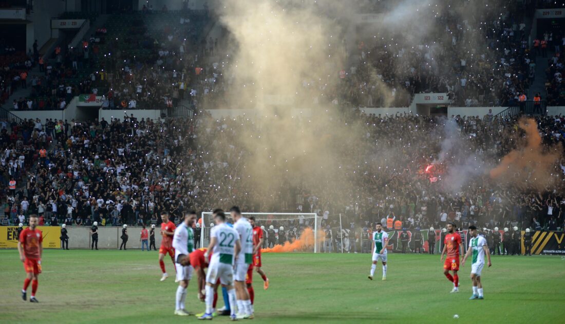 İçişleri’nden Amedspor-Bursaspor maçına ilişkin açıklama: Soruşturma başlatılmıştır