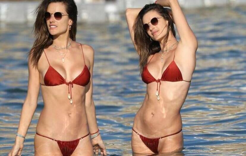 Alessandra Ambrosio’nun Türk bayrağı önündeki pozu dergiye kapak oldu