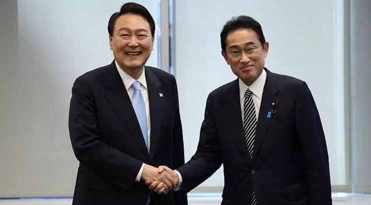 Japonya ve Güney Kore liderleri ABD’de görüştü