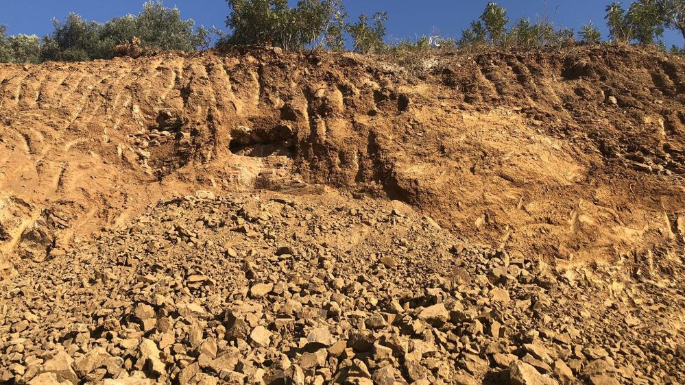 Bursa’da yol çalışmasında tarihi kalıntılar bulundu