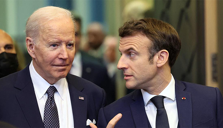 Biden, Macron’u Beyaz Saray’da ağırlayacak