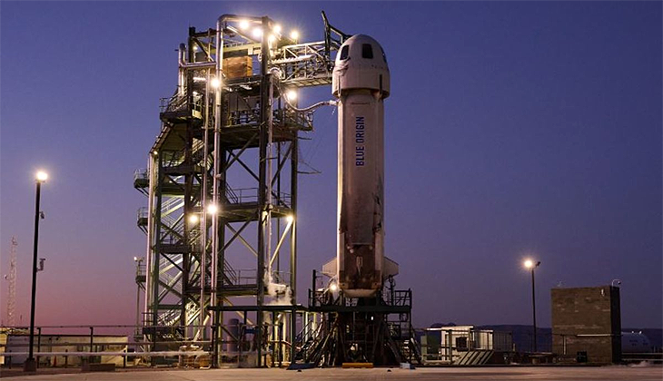 Blue Origin roketi düştü