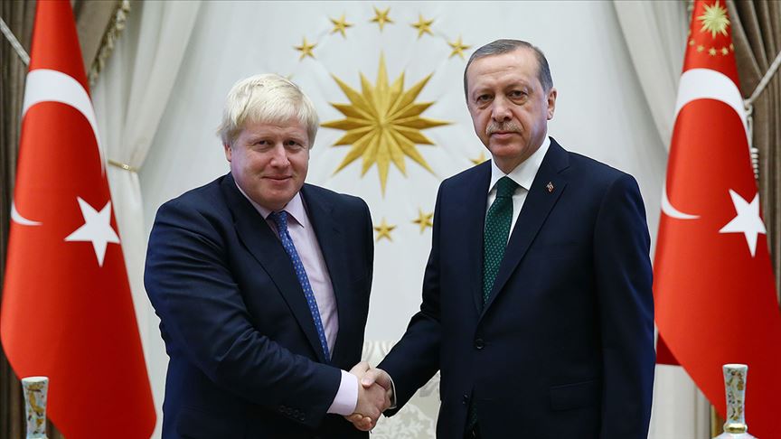 Cumhurbaşkanı Erdoğan, Johnson’la görüştü