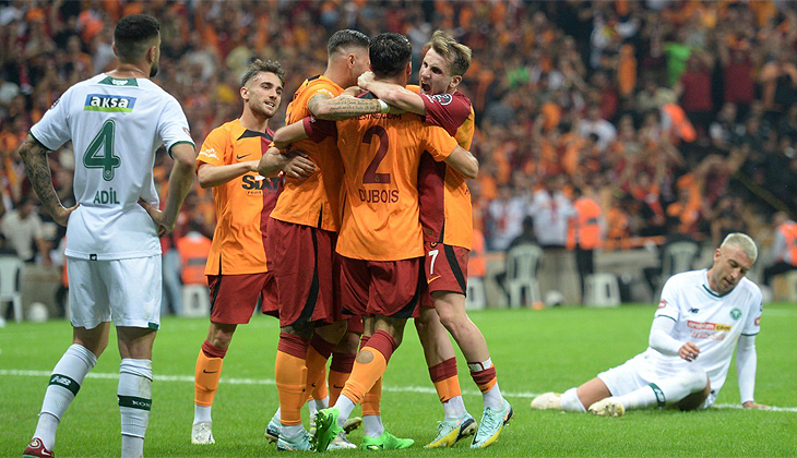 Süper Lig’de lider Galatasaray