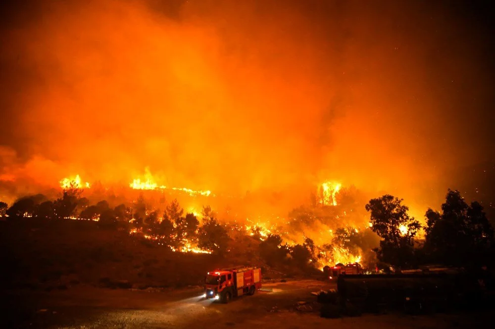 Mersin Gülnar’da orman yangını