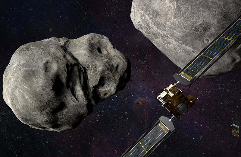 NASA’dan bir ilk! DART uzay aracı asteroide çarptırıldı
