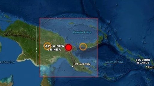 Papua Yeni Gine’de 7,6 büyüklüğünde deprem