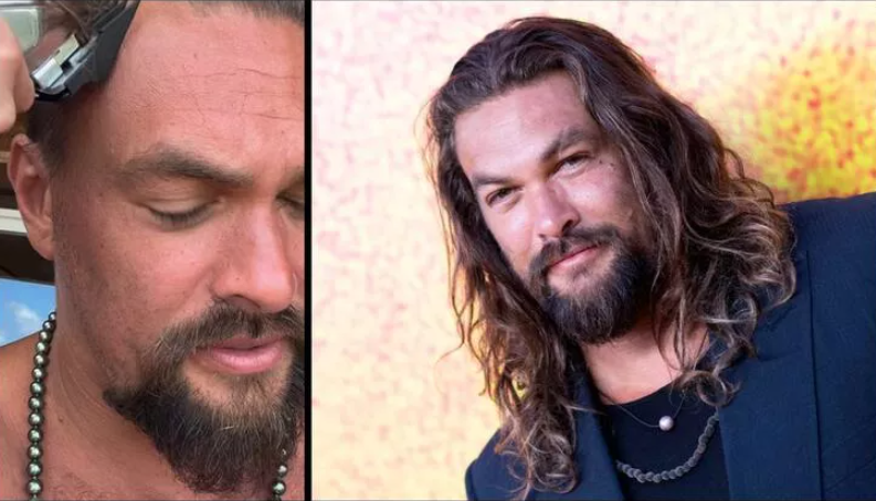 Jason Momoa, meşhur saçlarını mesaj vermek için kazıttı