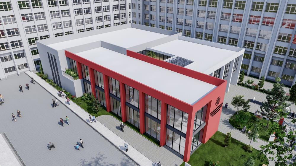 BUÜ Hastanesi’ne modern yemekhane