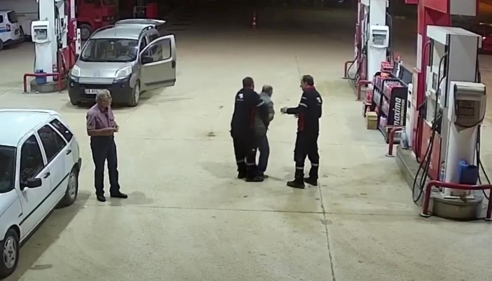 Bursa’da benzinlikte hayat kurtaran hamle
