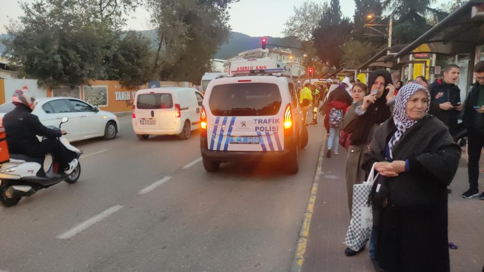 Bursa’da korku dolu anlar! Genç kız şoku atlatamadı