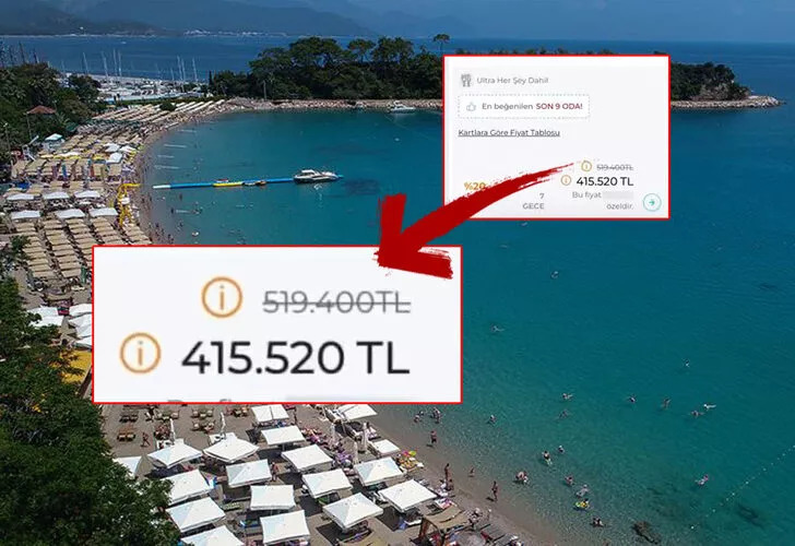 415 bin TL’den başlıyor 742 bin TL’ye kadar çıkıyor! ‘Bu paraya tatil olur mu?’