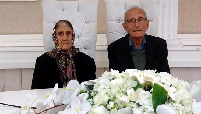 Gelin 90 damat 77 yaşında