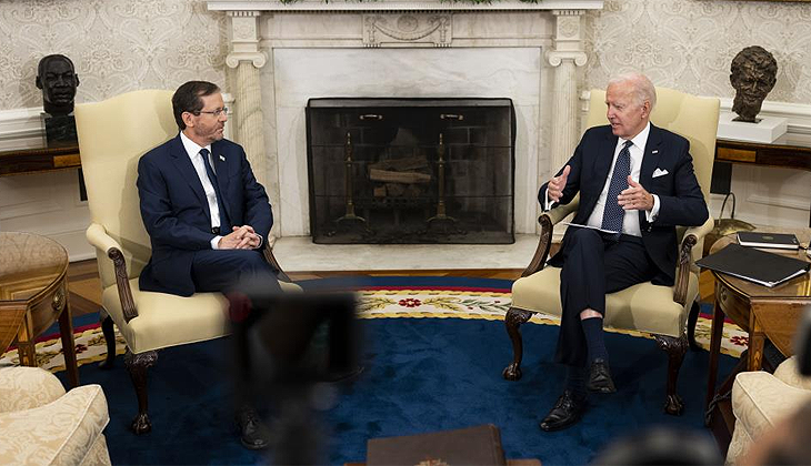 Biden ile Herzog, Beyaz Saray’da bir araya geldi