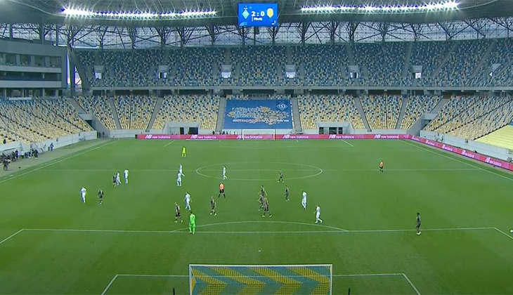 Dinamo Kiev maçında füze uyarısı