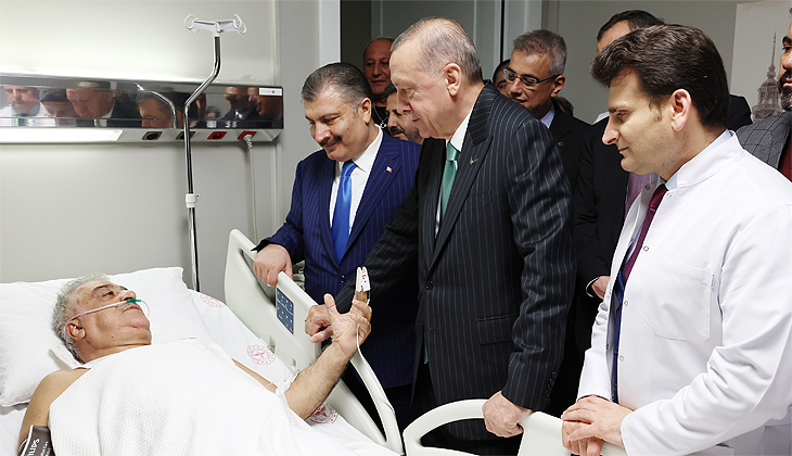 Erdoğan’dan Binali Yıldırım’ı hastanede ziyaret