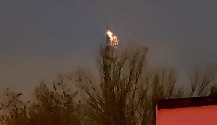 Moskova’da televizyon ve radyo kulesinde yangın
