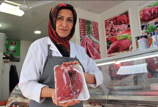 Vejetaryen olması kasap olmasına engel olmadı