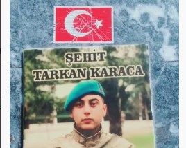 Şehidin hayrına yapılan çeşmedeki Türk bayrağına iğrenç saldırı