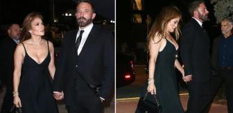 Cenazeye göğüs dekolteli elbisesiyle katılan Jennifer Lopez tepki çekti