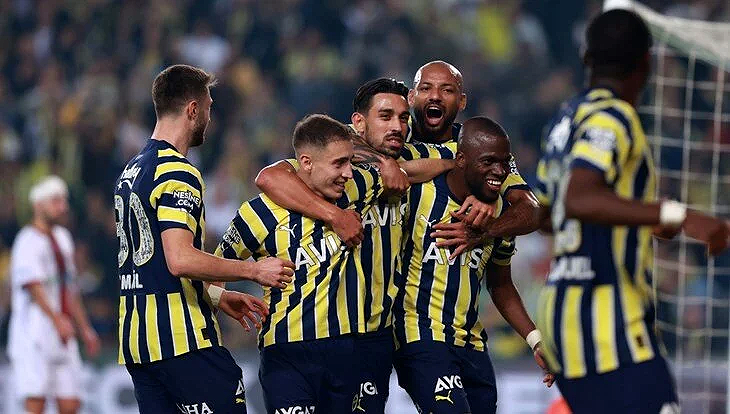 9 gollü maçta kazanan Fenerbahçe