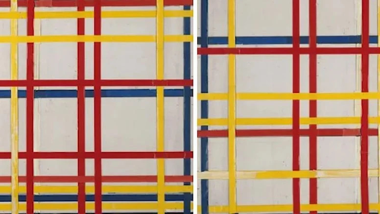 Mondrian’ın ünlü tablosu 75 yıldır yanlış asılmış