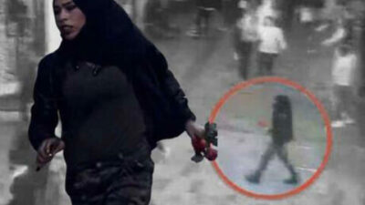 İstiklal bombacısının kıyafetinde ve elindeki elindeki kırmızı güllerde mesaj mı gizli?
